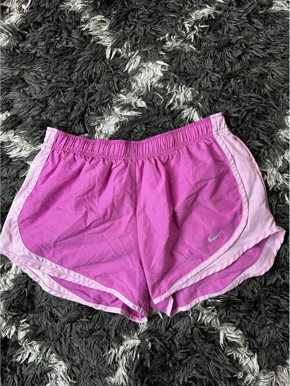 Nike Dri-FIT Womens Pink Running Athletic Shorts Size M
